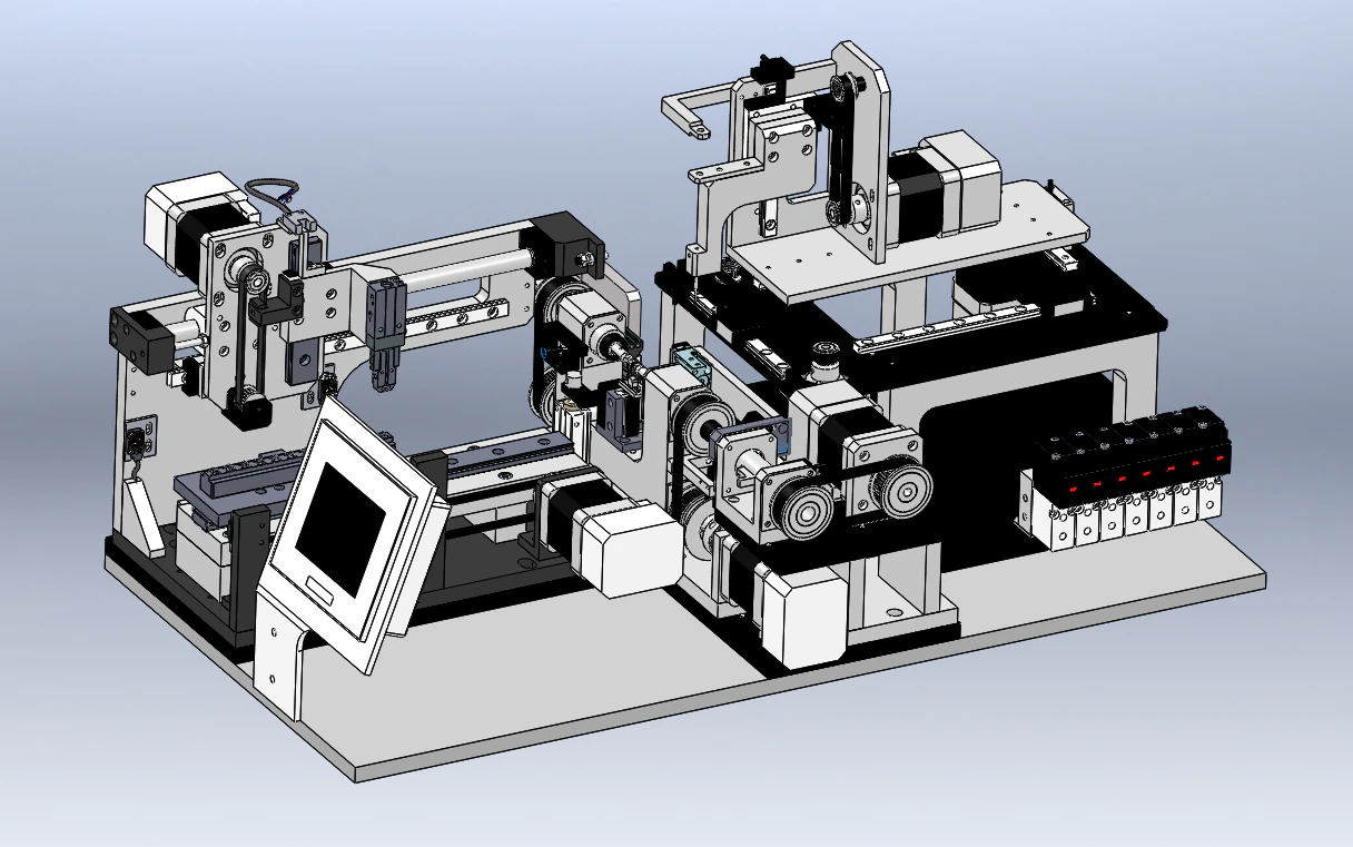 OMEGA WINDING MACHINE 3D Model .c4d .max .obj .3ds .fbx .stl .blend 