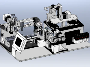 OMEGA WINDING MACHINE 3D Model