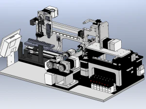 OMEGA WINDING MACHINE 3D Model