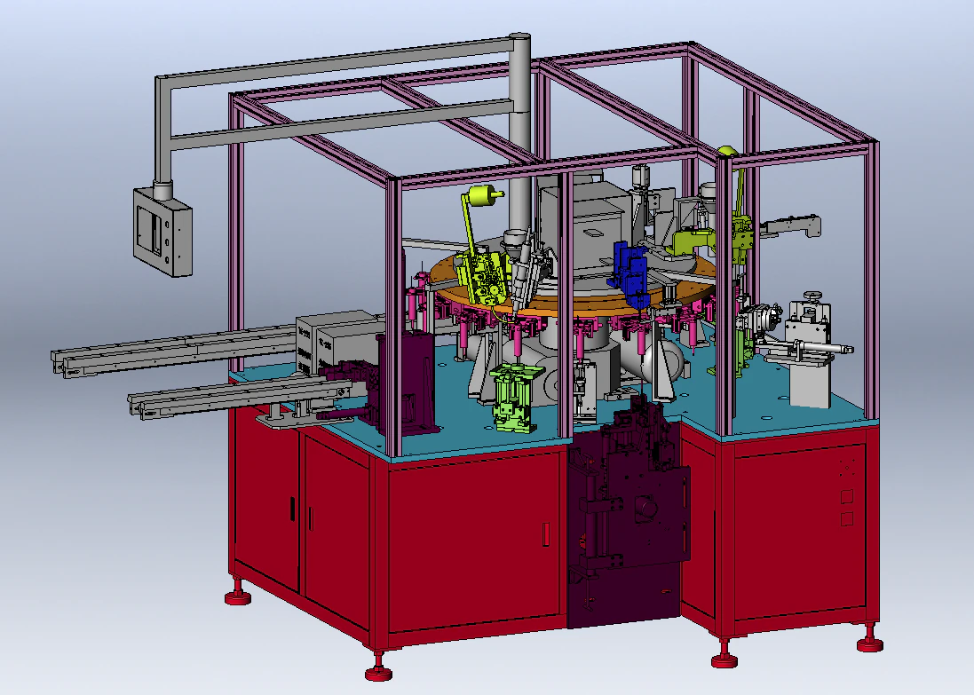 Through-hole Capacitor Welding Machine 3D Model .c4d .max .obj .3ds .fbx .stl .blend 