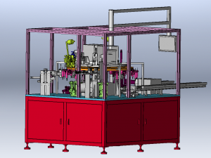 Through-hole Capacitor Welding Machine Model 3D