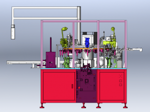 Through-hole Capacitor Welding Machine Model 3D
