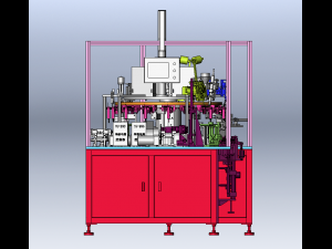 Through-hole Capacitor Welding Machine Model 3D