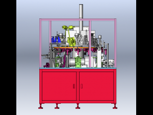 Through-hole Capacitor Welding Machine Model 3D