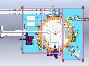 Through-hole Capacitor Welding Machine 3D Model