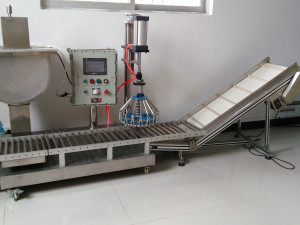 Open-Top Drum Liquid Filling Machine Model 3D