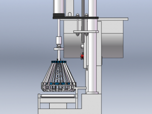 Open-Top Drum Liquid Filling Machine Model 3D