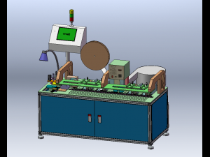 Wire Stripping and Terminal Crimping Equipment 3Dモデル