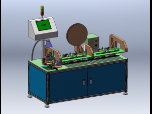 Wire Stripping and Terminal Crimping Equipment 3D Model