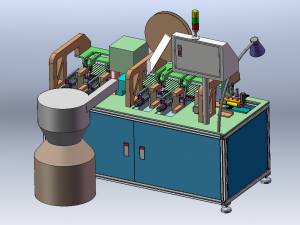 Wire Stripping and Terminal Crimping Equipment 3D Model