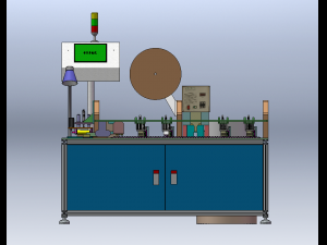 Wire Stripping and Terminal Crimping Equipment 3D Model