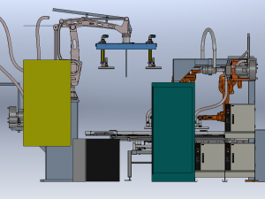 Procter Gamble Bathroom Conveyor Belt Line Modello 3D