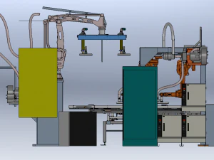 Procter Gamble Bathroom Conveyor Belt Line 3D Model