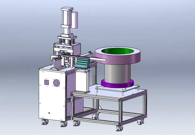 Semi-Automatic Fiber Optic Connector Assembly Machine 3D मॉडल .c4d .max .obj .3ds .fbx .stl .blend 