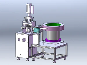 Semi-Automatic Fiber Optic Connector Assembly Machine 3D Model