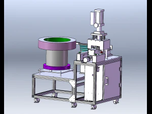 Semi-Automatic Fiber Optic Connector Assembly Machine 3D Model