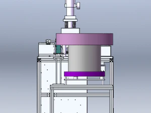 Semi-Automatic Fiber Optic Connector Assembly Machine 3D Model