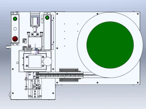 Semi-Automatic Fiber Optic Connector Assembly Machine 3D Model