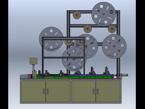 Fully Automatic USB 5P Insertion Machine Modelo 3D
