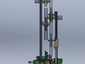 Fully Automatic USB 5P Insertion Machine 3D Model