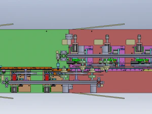 Fully Automatic USB 5P Insertion Machine 3D Model