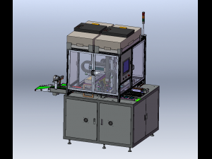 Touchscreen Automatic Assembly Machine 3D Model