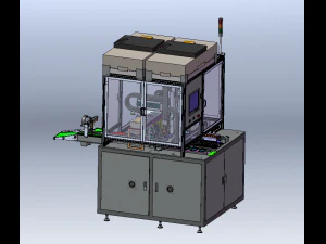 Automatische assemblagemachine met touchscreen 3D Model