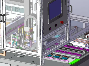 Touchscreen Automatic Assembly Machine 3D Model