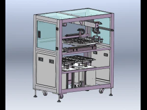Автоматическое оборудование для загрузки и разгрузки лотков 3D Модель
