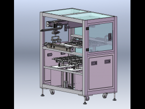 Automatic Tray Loading and Unloading Equipment 3D Model