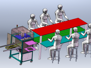 Automatic Packaging Machine for Bubble Shell Packaging Modelo 3D