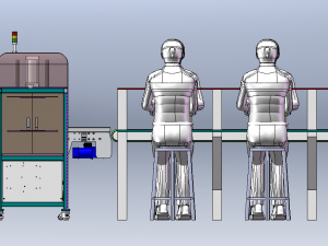 Automatic Packaging Machine for Bubble Shell Packaging Modelo 3D