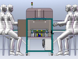 Automatic Packaging Machine for Bubble Shell Packaging Modelo 3D