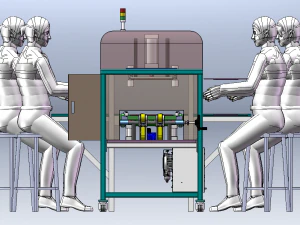 Automatic Packaging Machine for Bubble Shell Packaging 3D Model