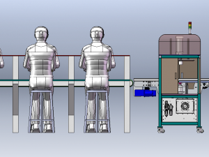 Automatic Packaging Machine for Bubble Shell Packaging Modelo 3D