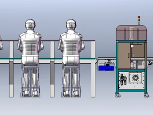 Automatic Packaging Machine for Bubble Shell Packaging 3D Model