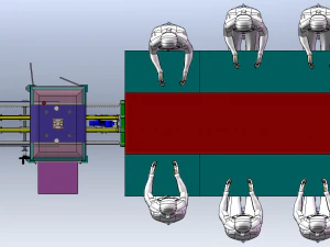 Automatic Packaging Machine for Bubble Shell Packaging 3D Model