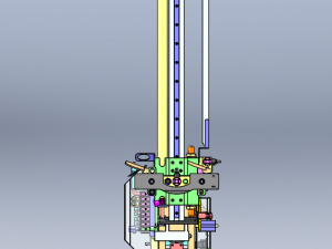 4-Axis Robotic Arm 650 Dual-Position Automatic Loading and Unloading Machine Model 3D