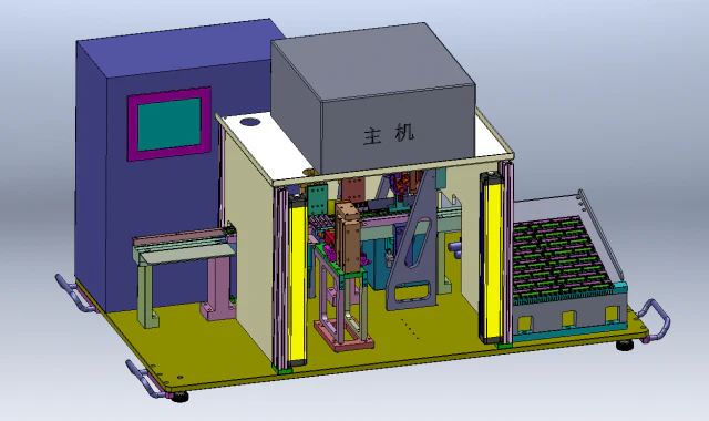 Máquina de teste Modelo 3D .c4d .max .obj .3ds .fbx .stl .blend