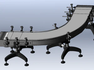 90-Degree Conveyor 3D Model