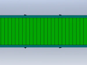 2-Meter Conveyor 3D Model