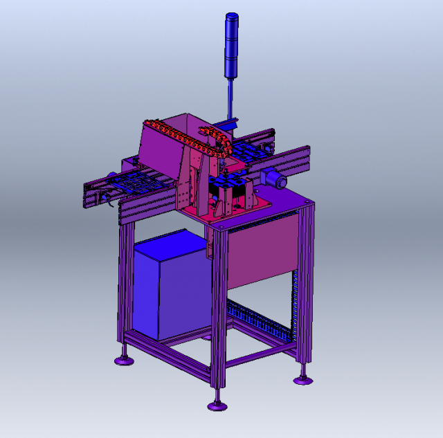 PCB PLACING MACHINE ASSEMBLY 3D 模型 .c4d .max .obj .3ds .fbx .stl .blend 
