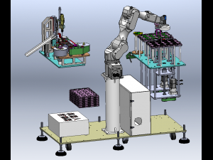 Automatic Assembly Machine for PCB Board Fixtures Modèle 3D