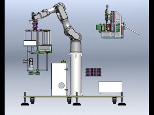 Automatic Assembly Machine for PCB Board Fixtures 3D Model