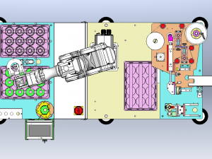 Automatic Assembly Machine for PCB Board Fixtures Modèle 3D