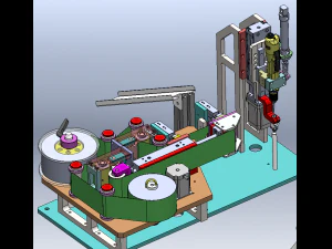 Automatic Assembly Machine for PCB Board Fixtures 3D Model