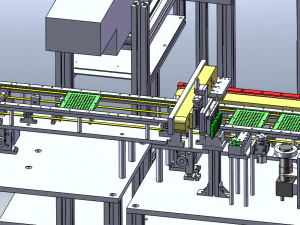 Integrated Machine for LED Component Packaging Inspection 3D Model