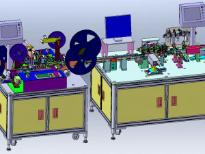 Máquina de inspeção e embalagem CCD FFC 10 Modelo 3D
