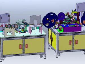FFC 10 CCD Inspection and Packaging Machine 3D Model
