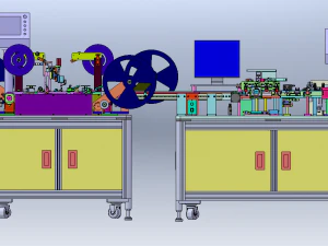 FFC 10 CCD Inspection and Packaging Machine 3D Model